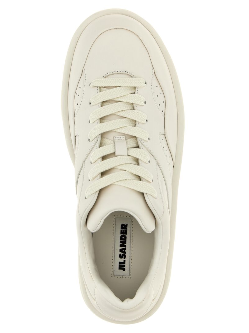 'Sporty' sneakers 100% calfskin leather (Bos Taurus) JIL SANDER White