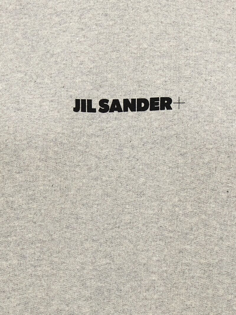 Logo sweatshirt 100% cotton JIL SANDER Gray