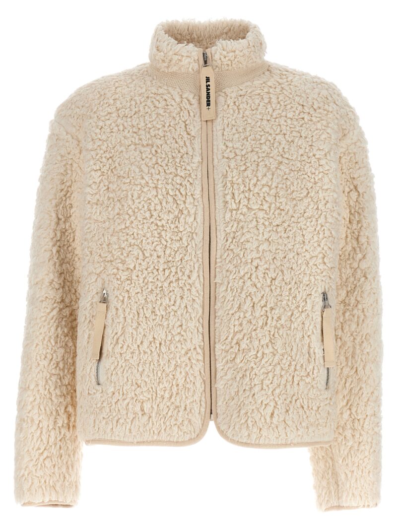 Faux fur jacket JIL SANDER White