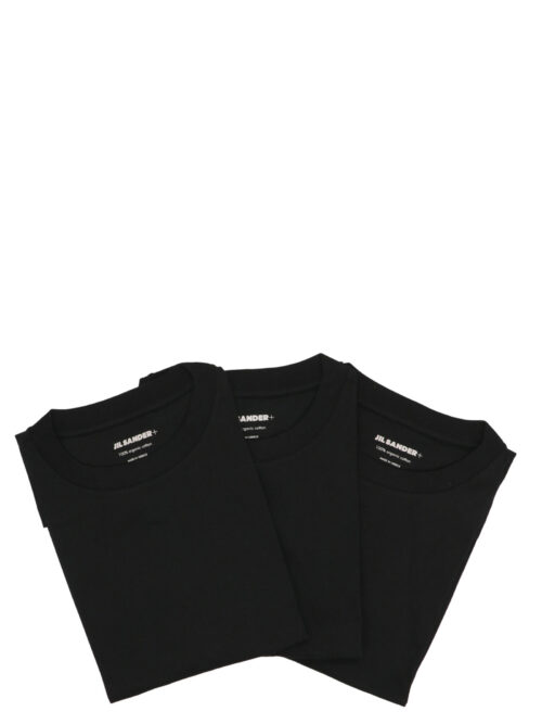 Logo t-shirt pack of 3 JIL SANDER Black