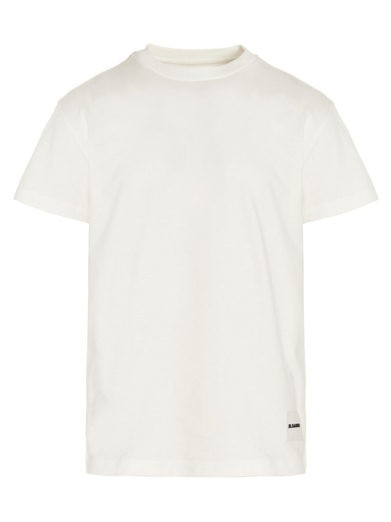 Logo t-shirt pack of 3 J47GC0001J45048100 JIL SANDER White