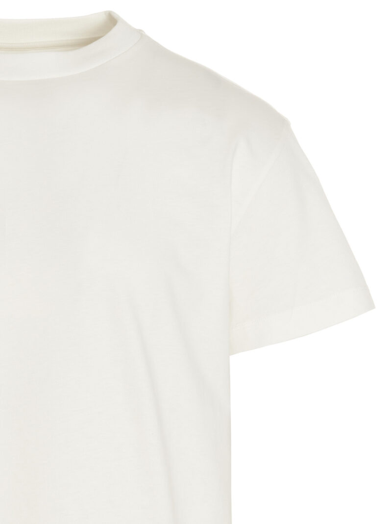 Logo t-shirt pack of 3 100% cotton JIL SANDER White