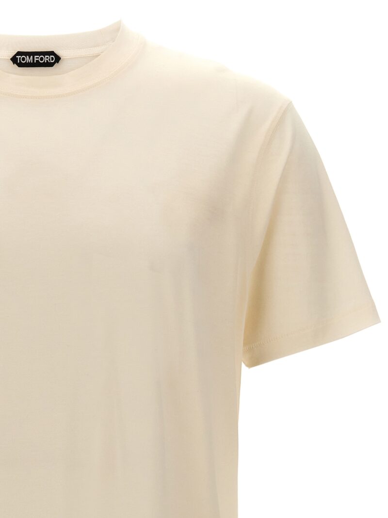 Lyocell blend t-shirt Man TOM FORD White