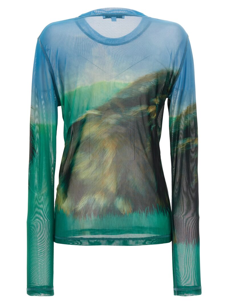 Print semi-transparent top JO0234PG1629540 J.W.ANDERSON Multicolor