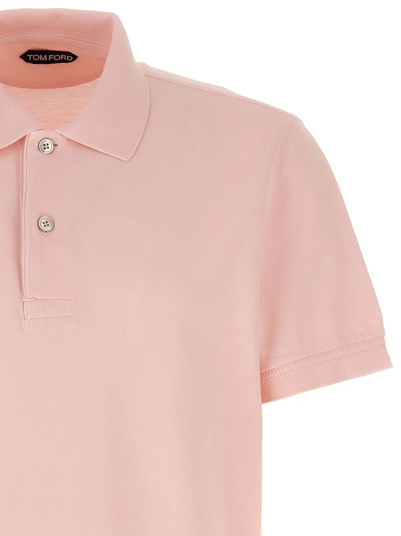 'Tennis' polo shirt Man TOM FORD Pink