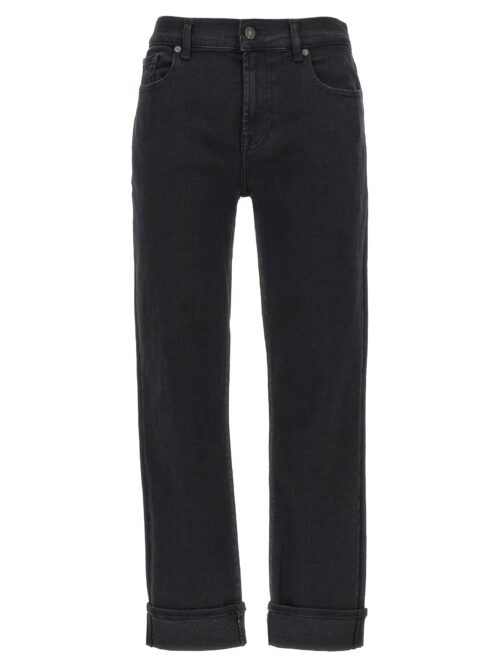 'Relaxed Skinny' jeans 7 FOR ALL MANKIND Black