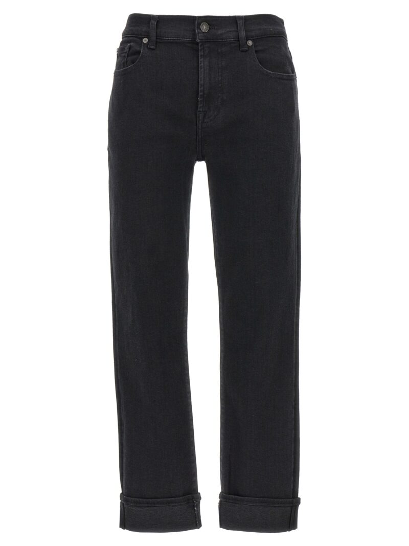 'Relaxed Skinny' jeans 7 FOR ALL MANKIND Black