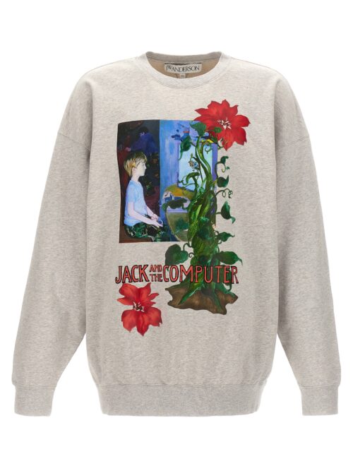 'Jack and the Computer' sweatshirt J.W.ANDERSON Gray