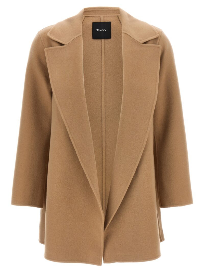 'Clairene' coat THEORY Beige