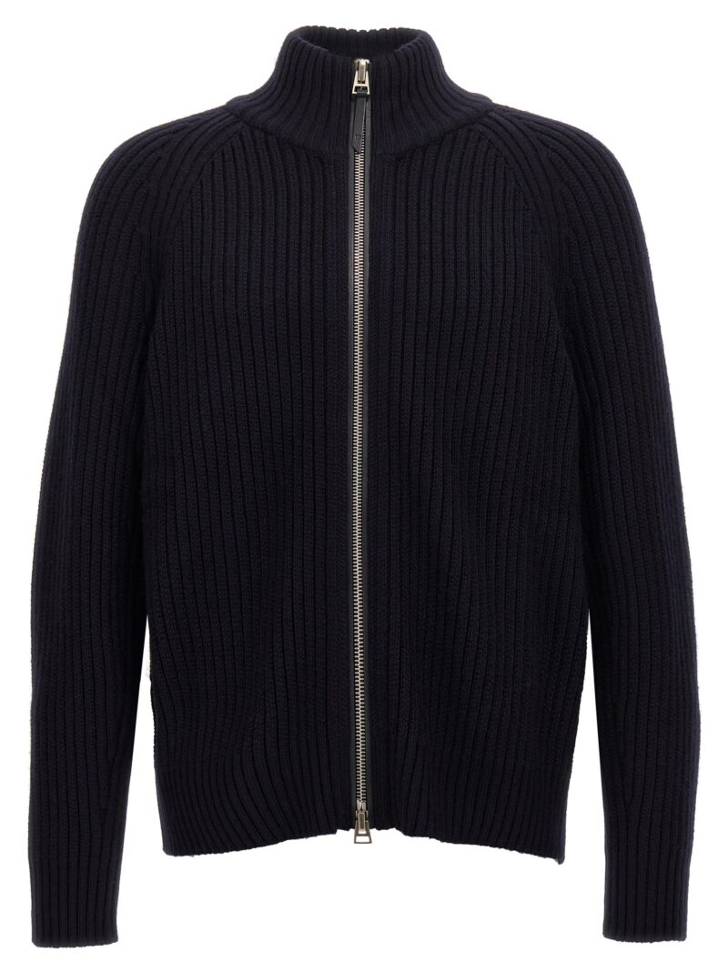 Ribbed cardigan TOM FORD Blue