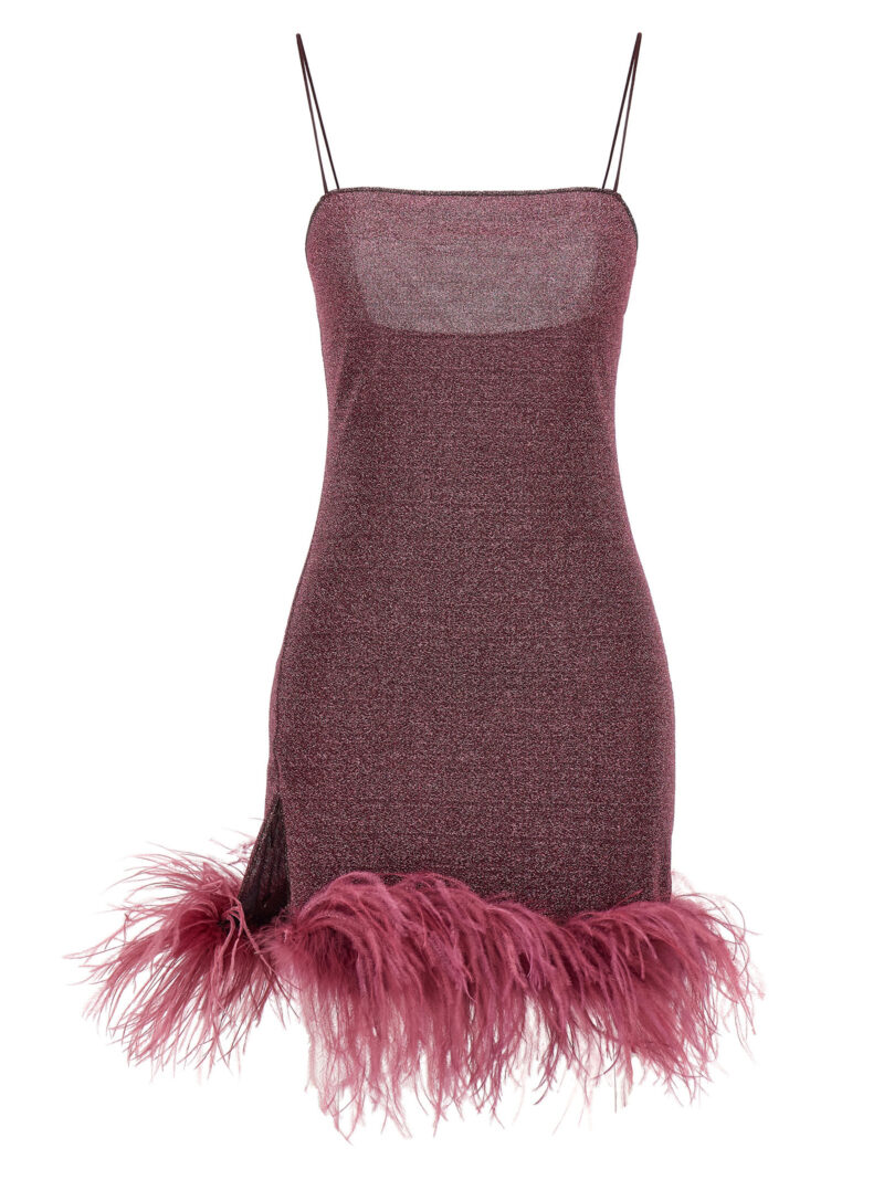 'Lumiere Plumage' dress OSÈREE Purple