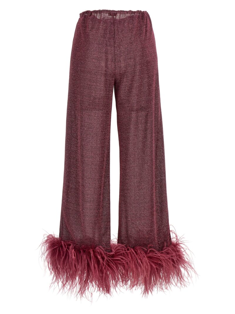 'Lumiere Plumage' pants LPF235AUBERGINE OSÈREE Purple