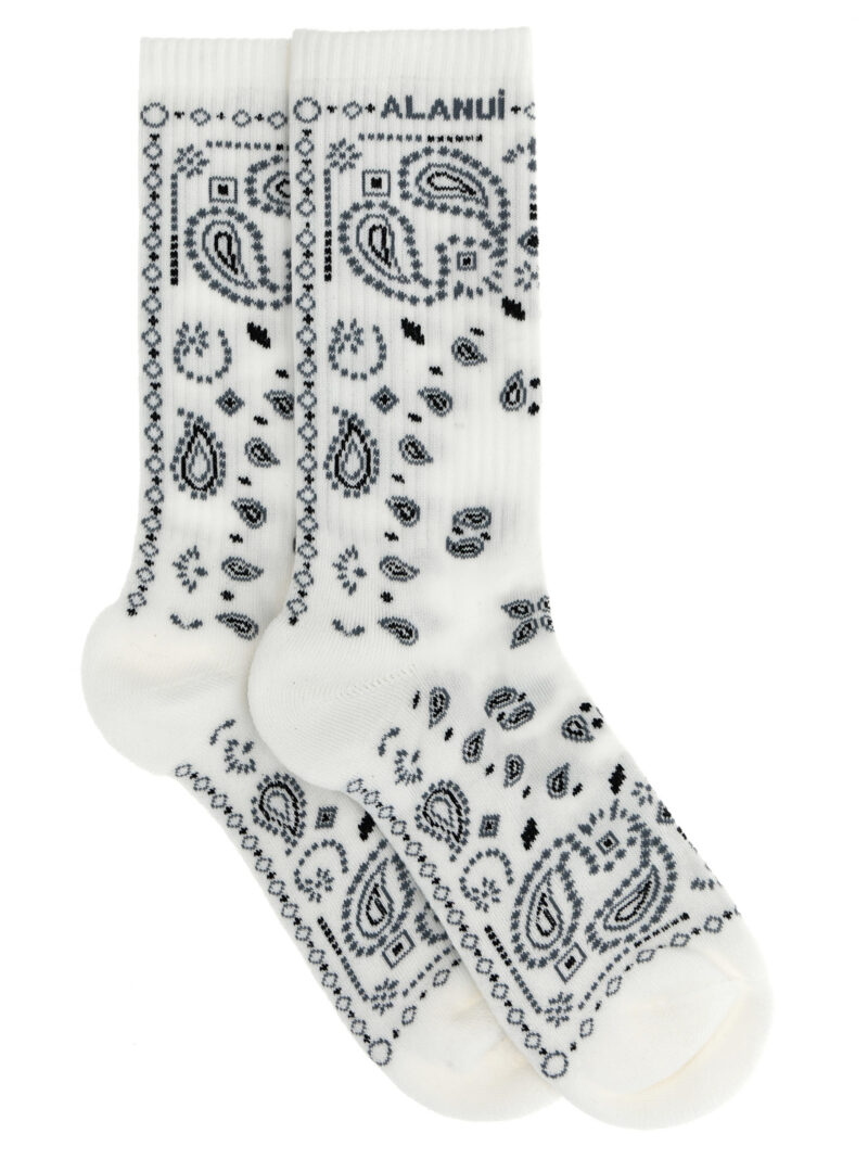 'Bandana' socks ALANUI White/Black