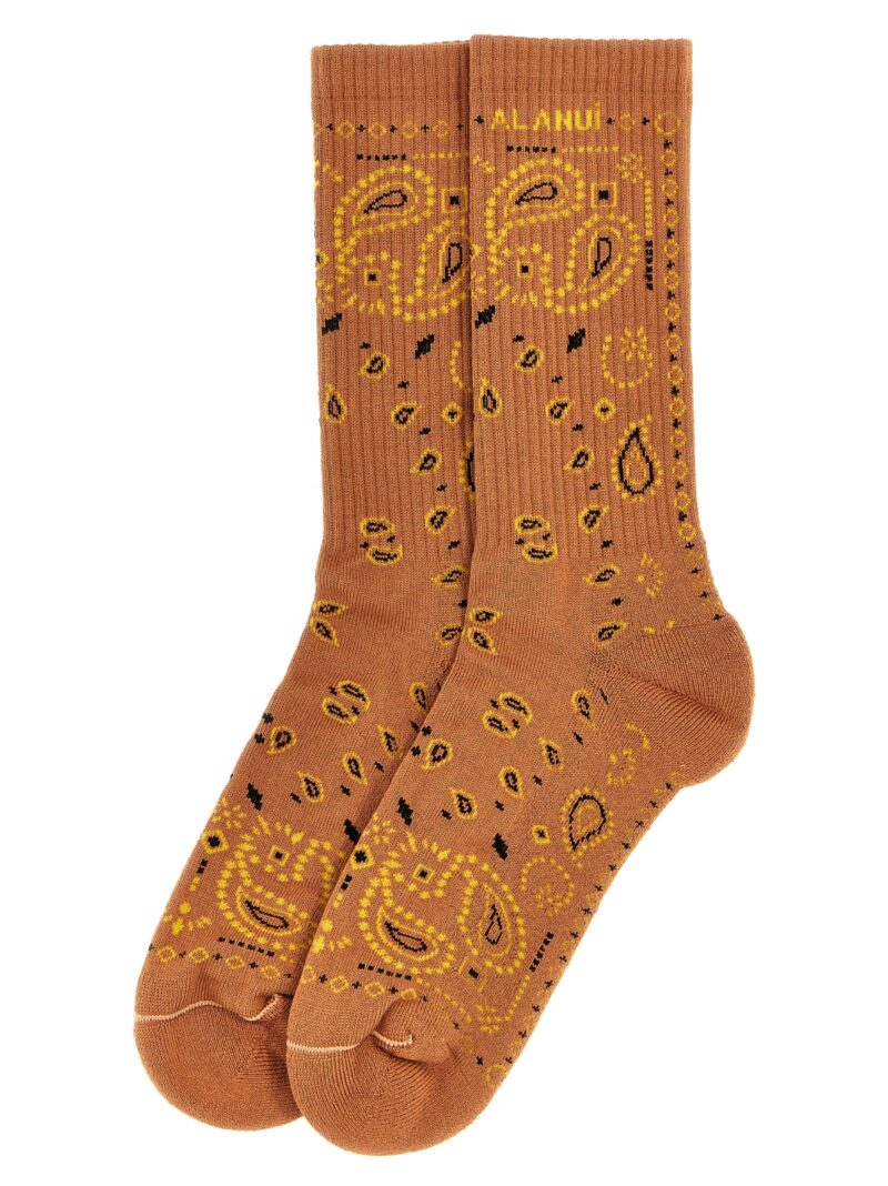 'Bandana' socks LWRA007E24KNI001236I236I ALANUI Orange