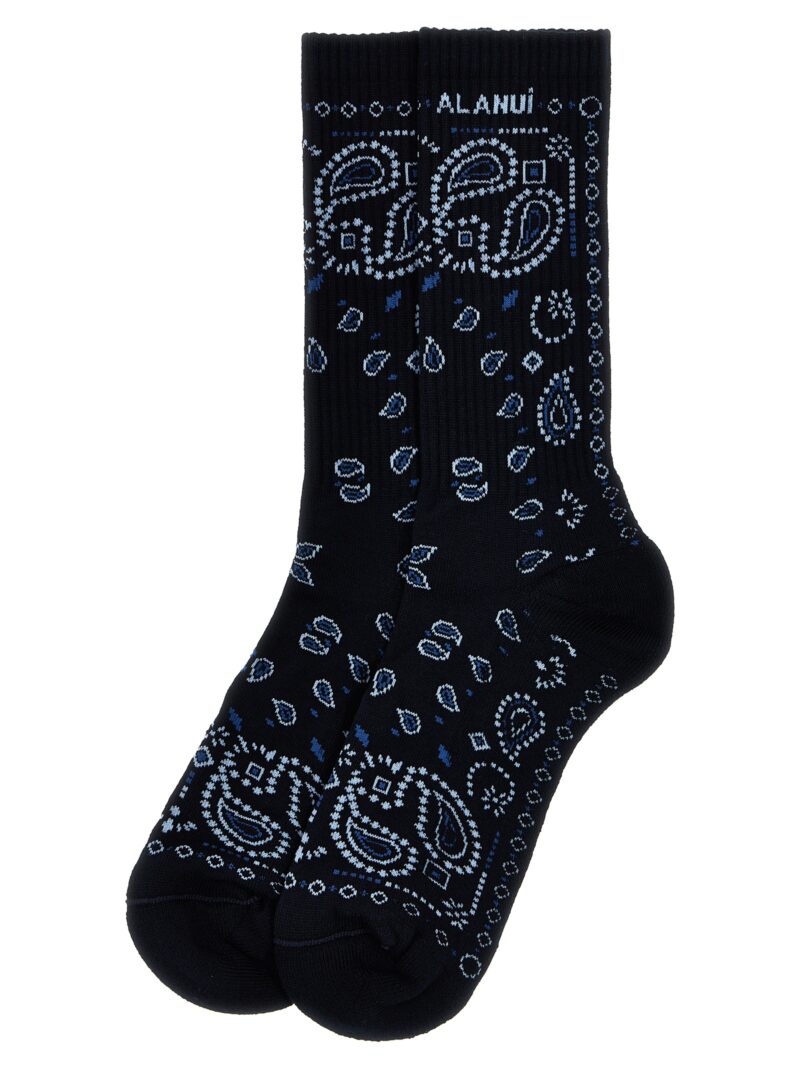 'Bandana' socks LWRA007E24KNI00146344634 ALANUI Blue