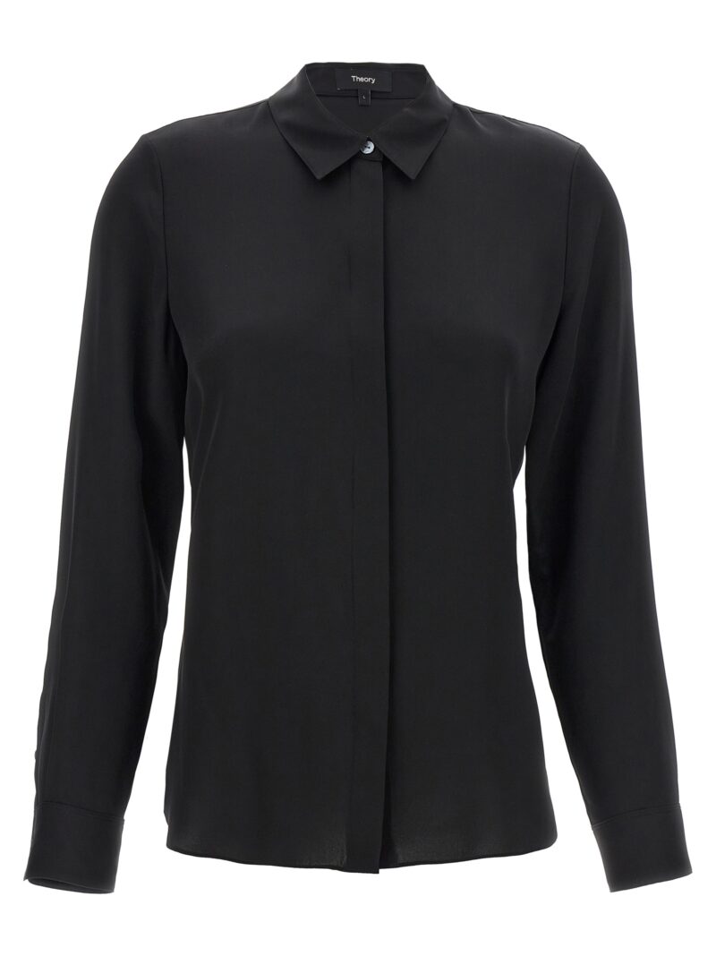 'Classic Fitted' shirt THEORY Black