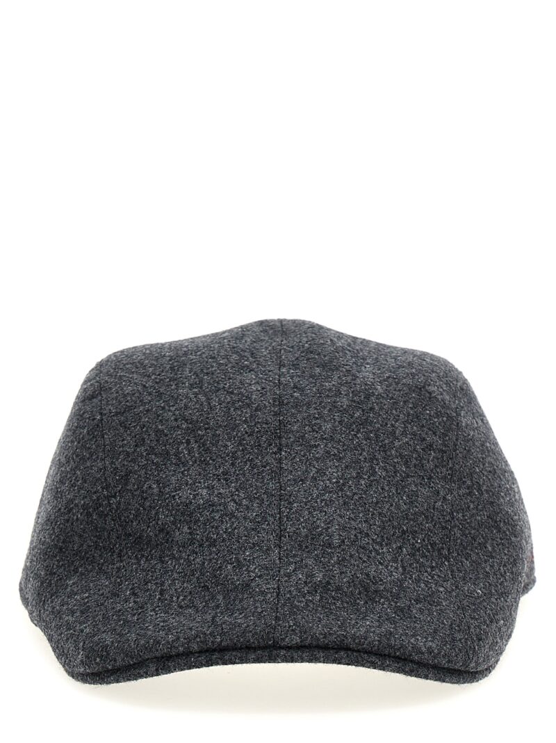 Logo embroidery hat BRUNELLO CUCINELLI Gray