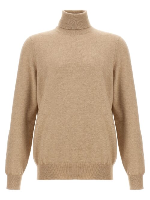 Cashmere turtleneck sweater BRUNELLO CUCINELLI Beige