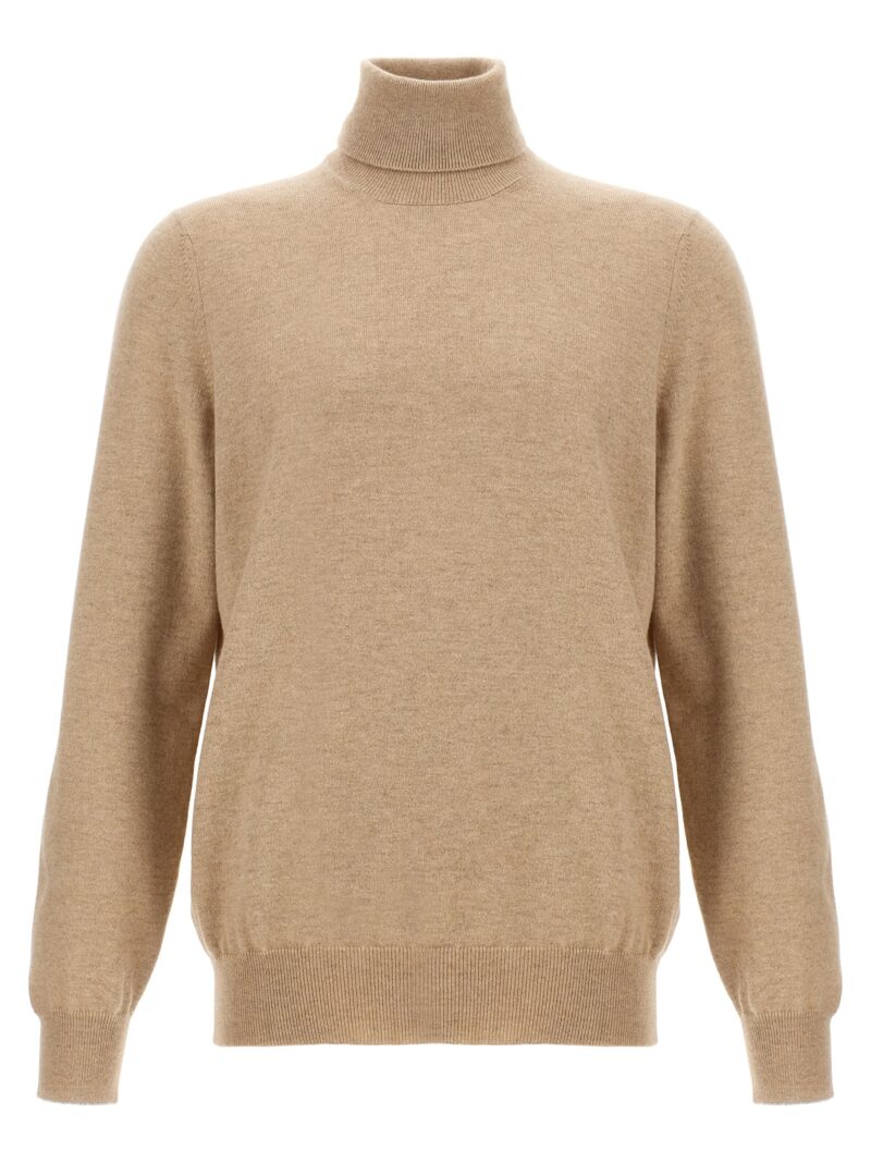 Cashmere turtleneck sweater BRUNELLO CUCINELLI Beige