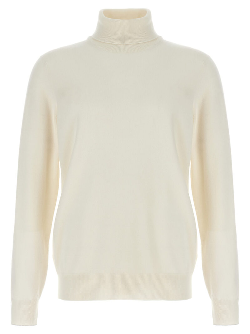 Cashmere turtleneck sweater BRUNELLO CUCINELLI White