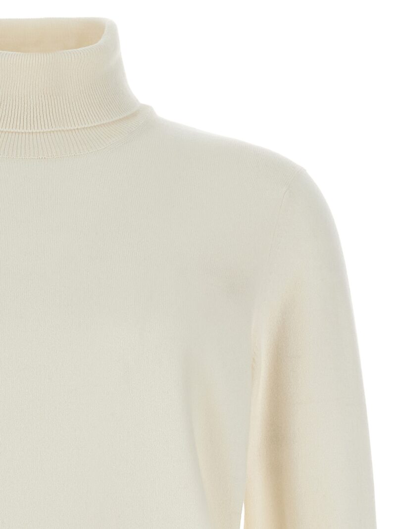 Cashmere turtleneck sweater Man BRUNELLO CUCINELLI White