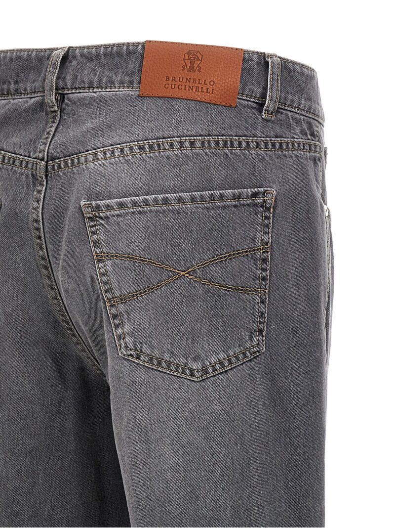 Denim jeans 100% cotton BRUNELLO CUCINELLI Blue