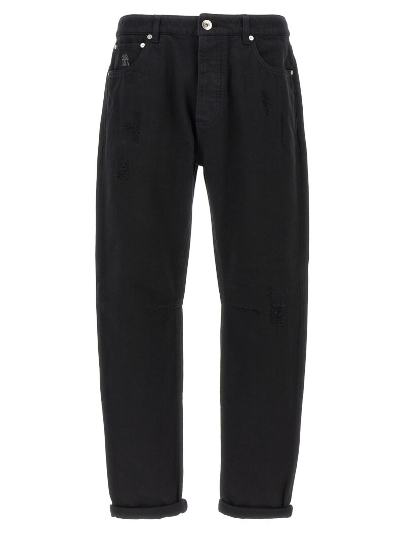 Dyed jeans BRUNELLO CUCINELLI Black