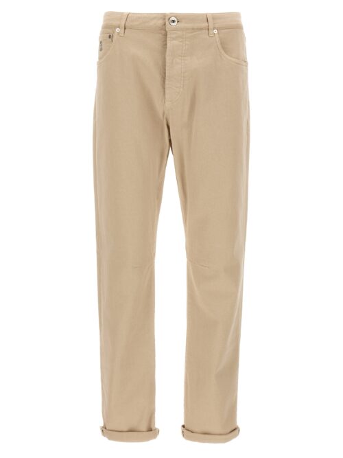 Denim leisure fit BRUNELLO CUCINELLI Beige