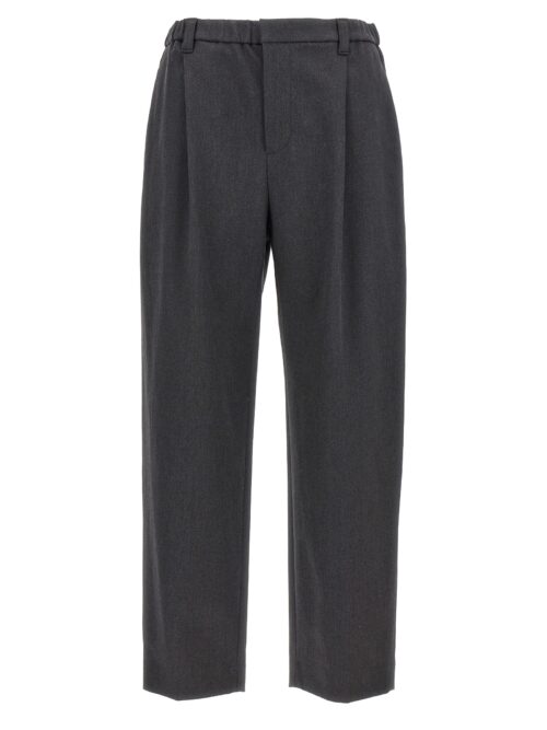 Cotton trousers BRUNELLO CUCINELLI Gray