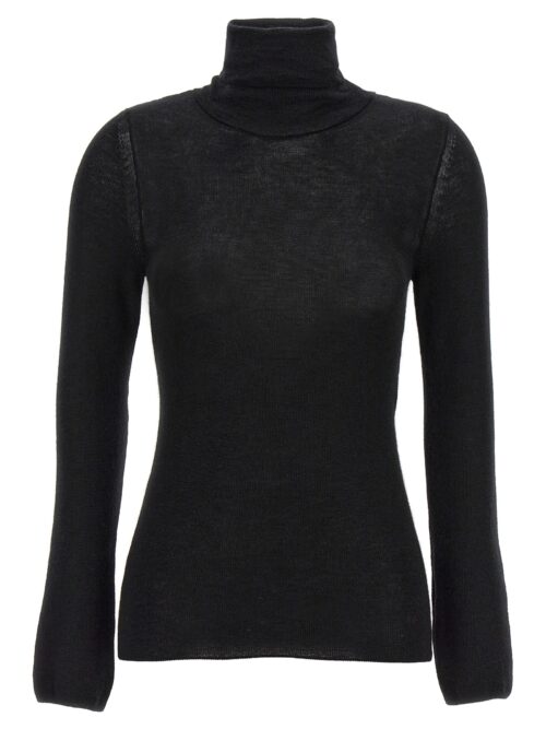 Silk cashmere turtleneck sweater TOM FORD Black