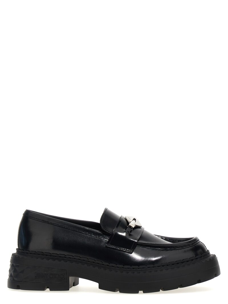 'Marlow Diamond' loafers JIMMY CHOO Black