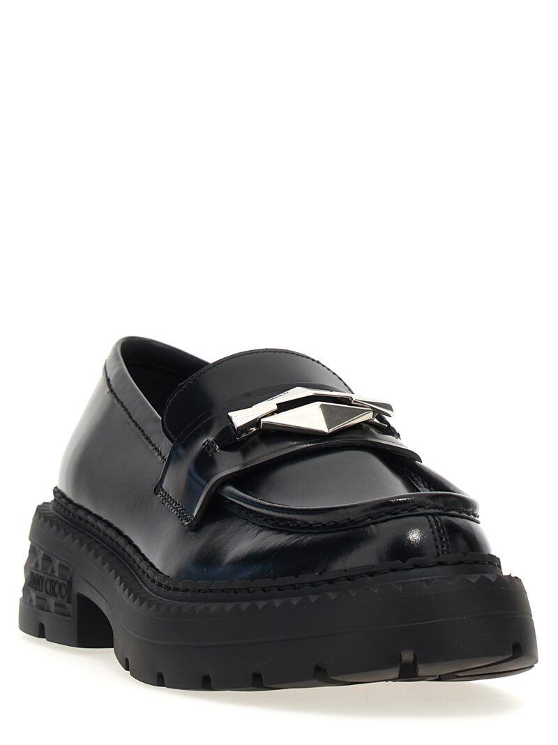 'Marlow Diamond' loafers MARLOWDIAMONDFHKBBLACK JIMMY CHOO Black