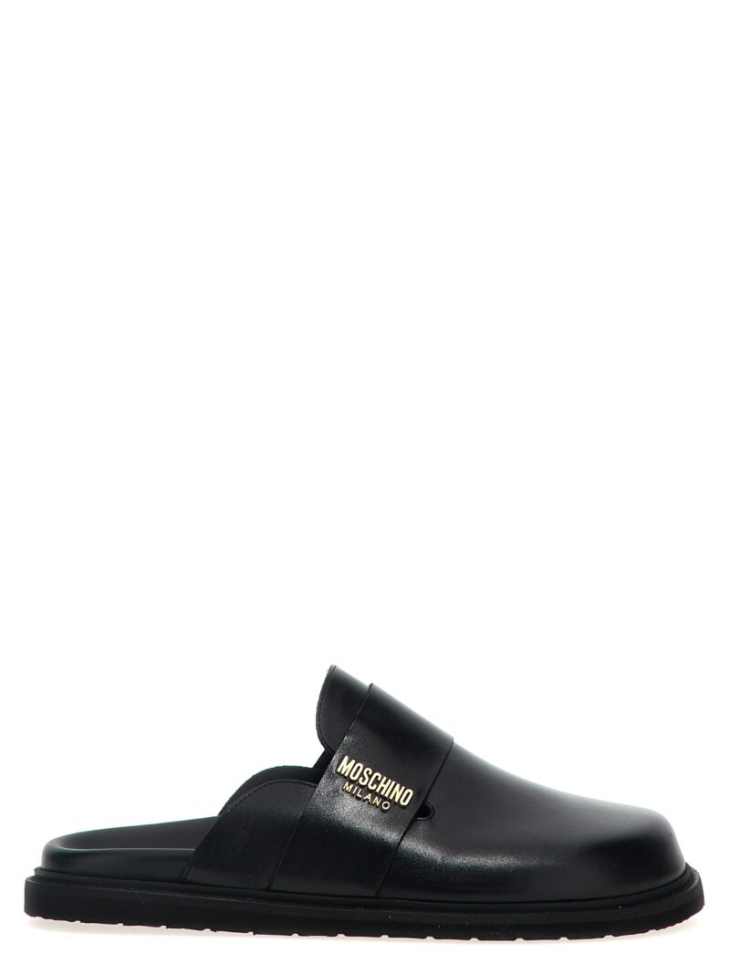 'Birky' sabots MOSCHINO Black