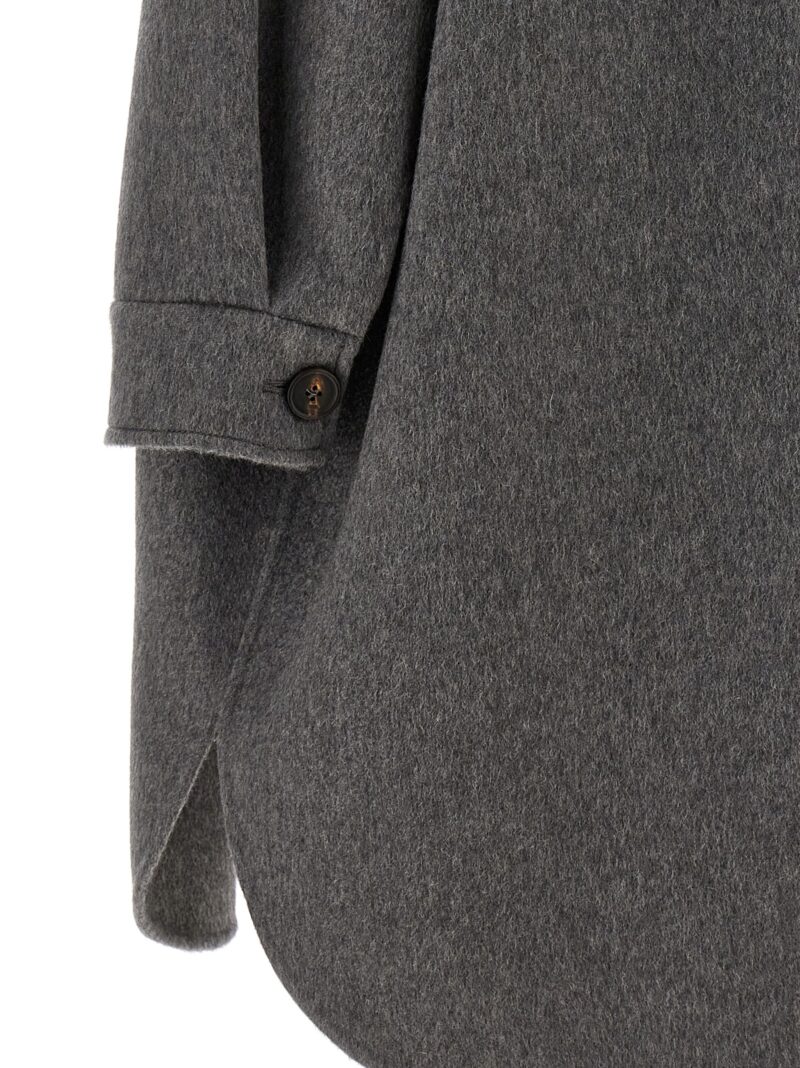 Cocoon coat Fall Winter 2024/2025 BRUNELLO CUCINELLI Gray