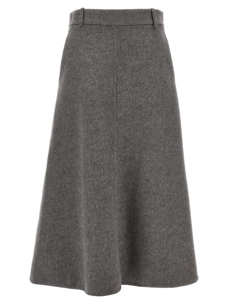 Flared skirt BRUNELLO CUCINELLI Gray