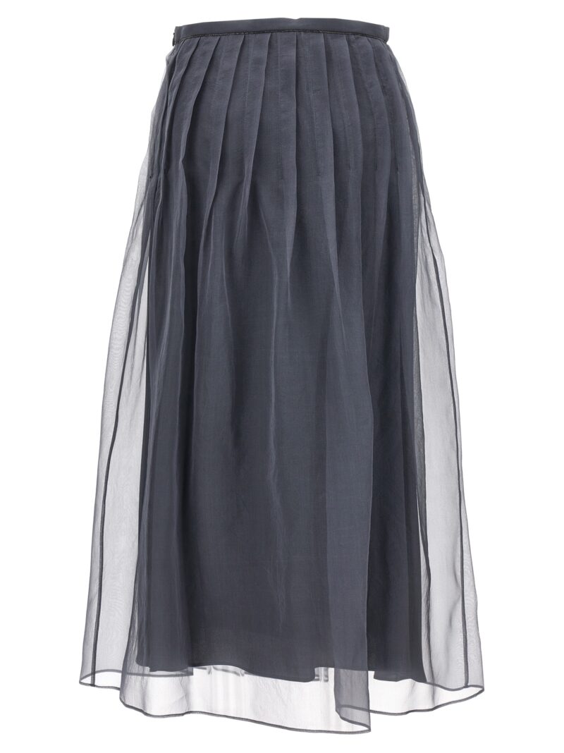 Tulle skirt MF940G3375C8901 BRUNELLO CUCINELLI Blue