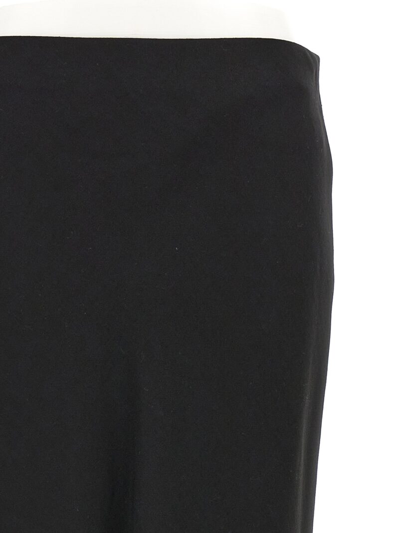 'Fluid-Bias Cut' skirt Woman BRUNELLO CUCINELLI Black