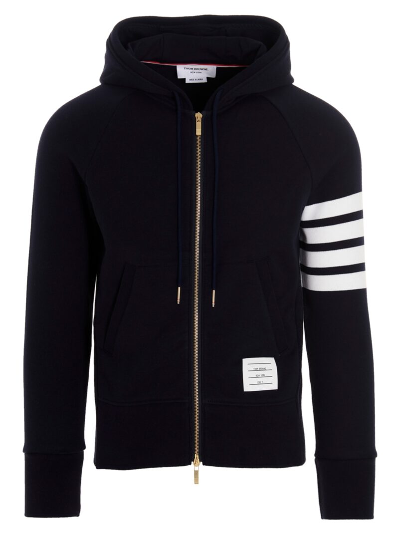 '4 bar' hoodie THOM BROWNE Blue