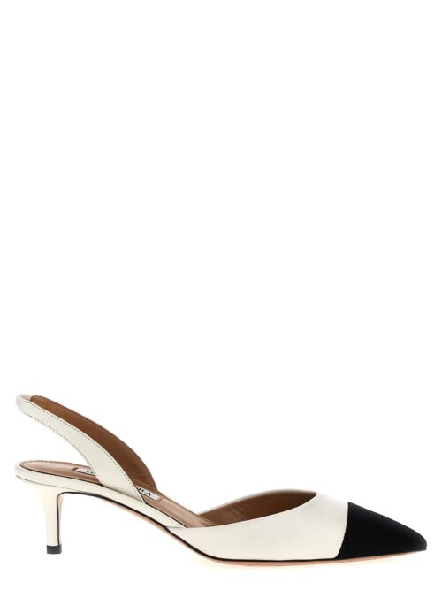 'Milanese' slingback AQUAZZURA White/Black