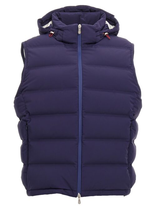 Hooded vest BRUNELLO CUCINELLI Blue