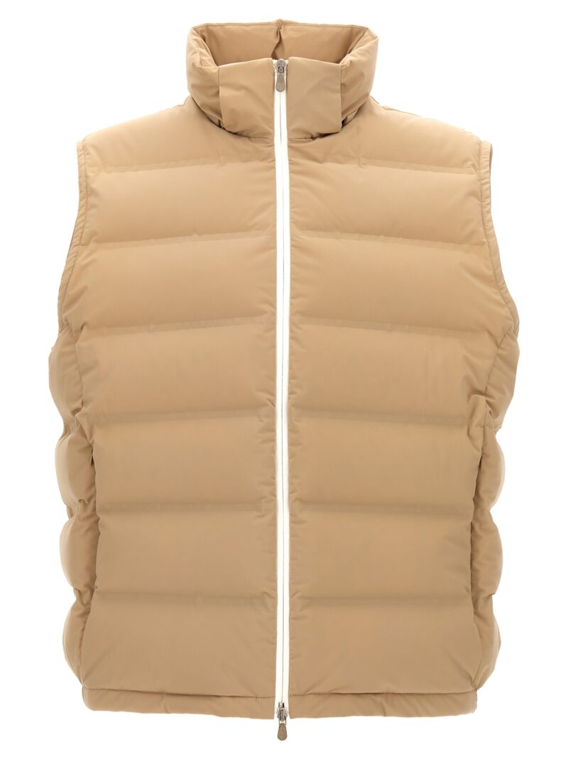 Hooded vest MM4911995CQW77 BRUNELLO CUCINELLI Beige