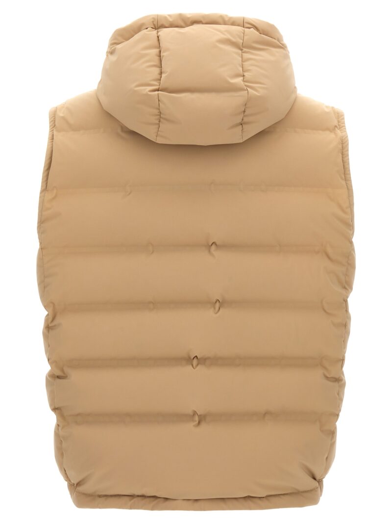 Hooded vest Man BRUNELLO CUCINELLI Beige