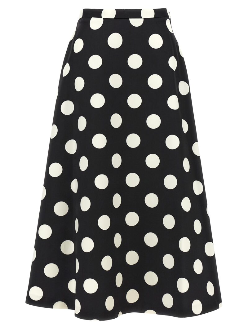 'Moneta' skirt MAX MARA STUDIO White/Black