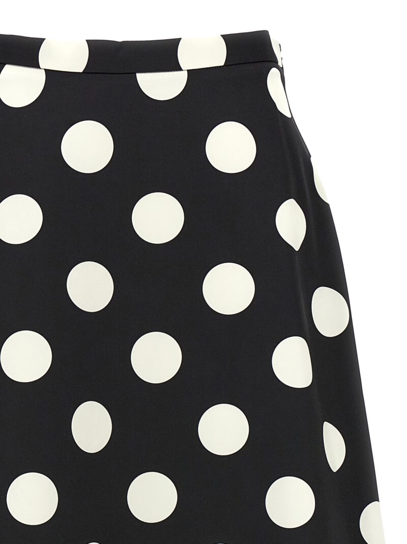 'Moneta' skirt Woman MAX MARA STUDIO White/Black