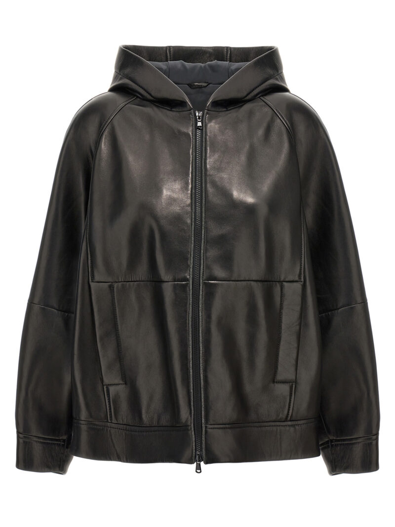 'Monile' hooded jacket BRUNELLO CUCINELLI Black