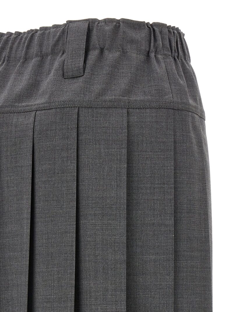 Pleated skirt 75% wv