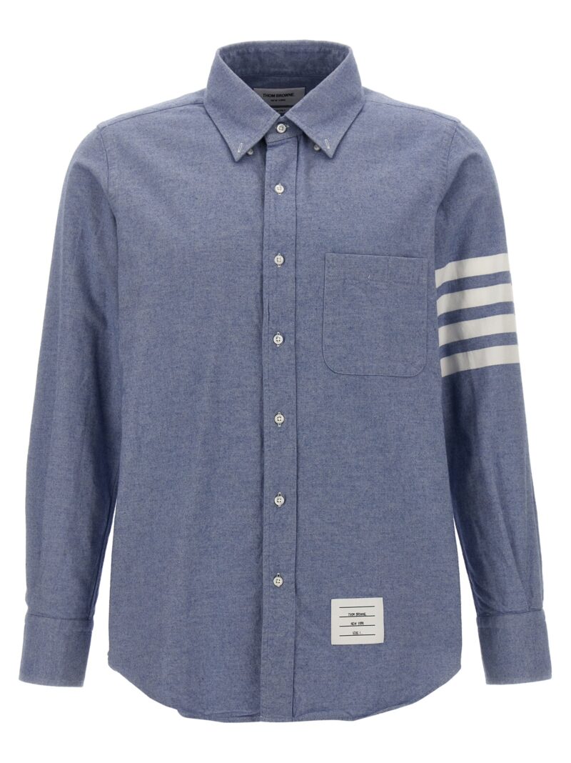 '4 Bar' shirt THOM BROWNE Light Blue