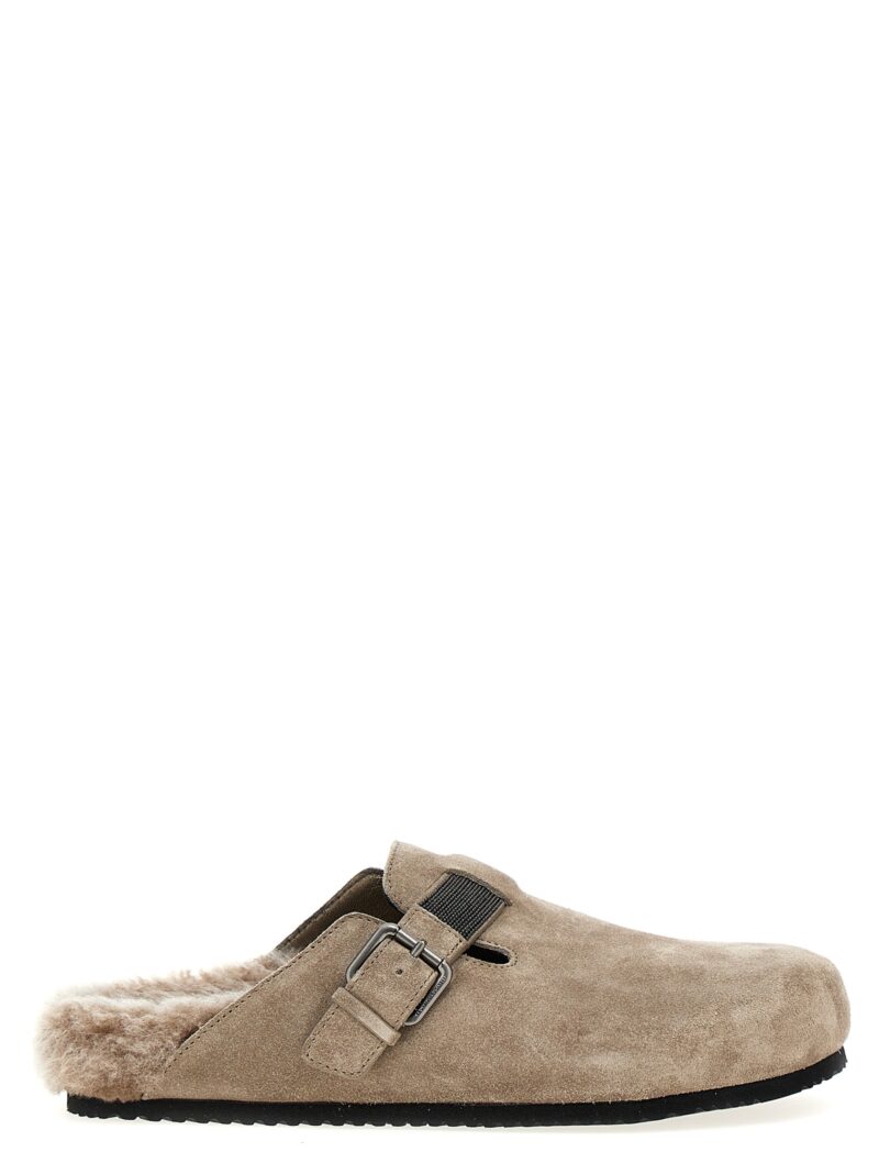 'Monile' sabots BRUNELLO CUCINELLI Gray