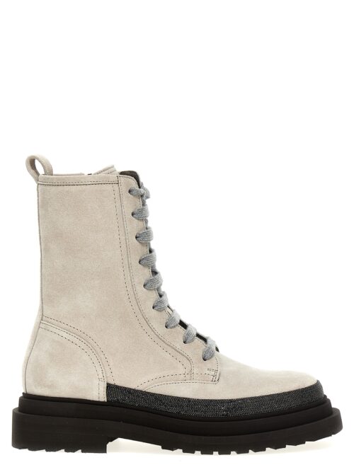 'Monile' ankle boots BRUNELLO CUCINELLI Gray