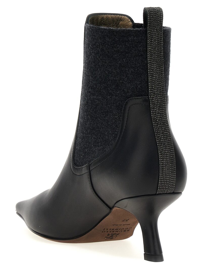 'Monile' ankle boots Woman BRUNELLO CUCINELLI Black